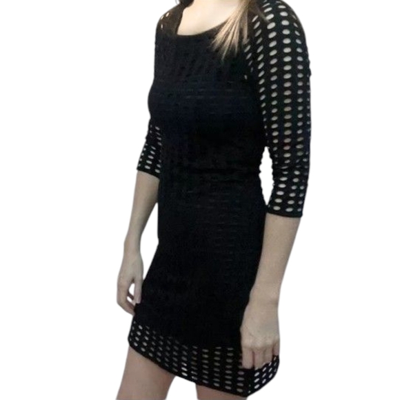 Express Cut Out "Fishnet" Dress - Picture 17 of 17